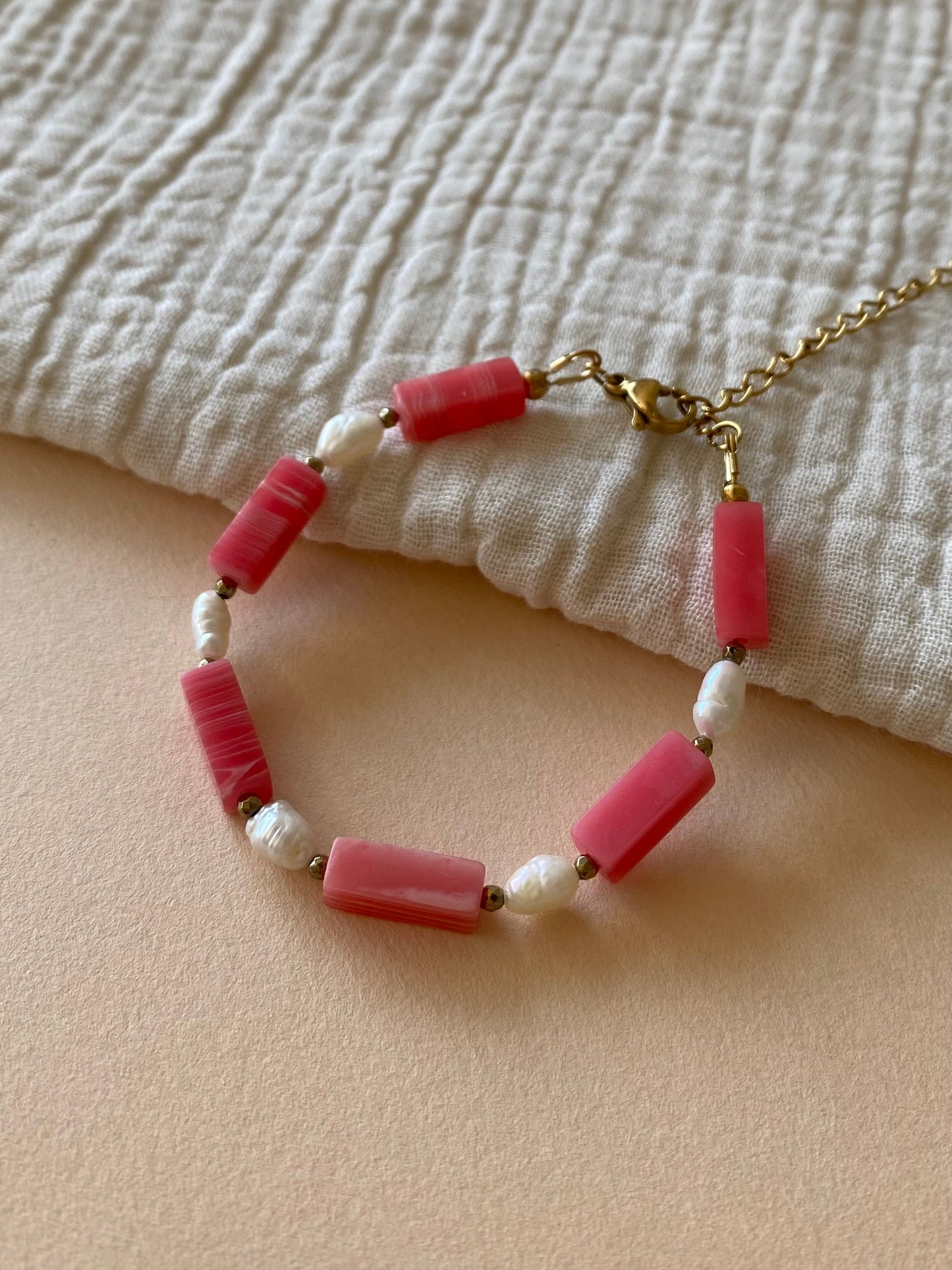 Bracelet Ariel - Pierre naturelle & perles d’eau douce