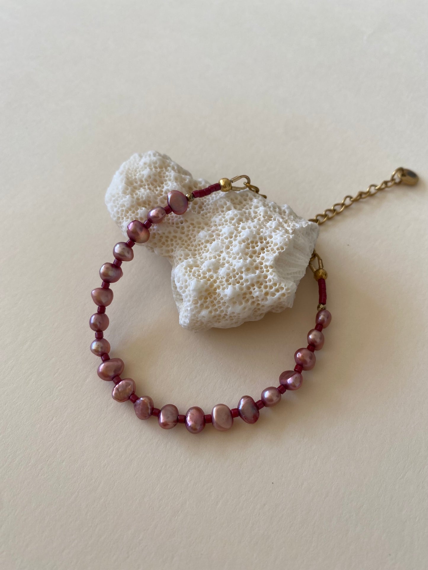 Bracelet Fanny — Perles d'eau douce & Miyuki