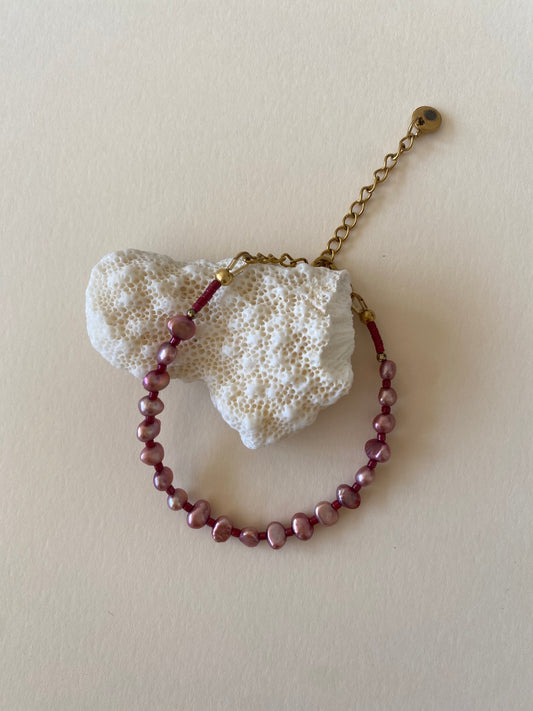 Bracelet Fanny — Perles d'eau douce & Miyuki