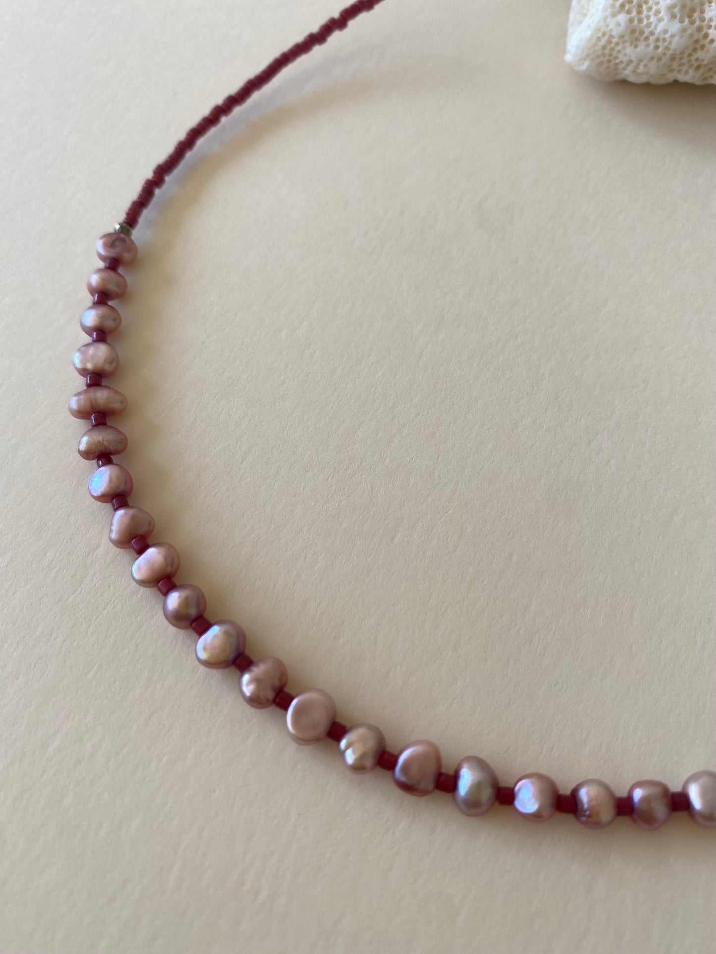 Collier Fanny — Perles d'eau douce & Miyuki