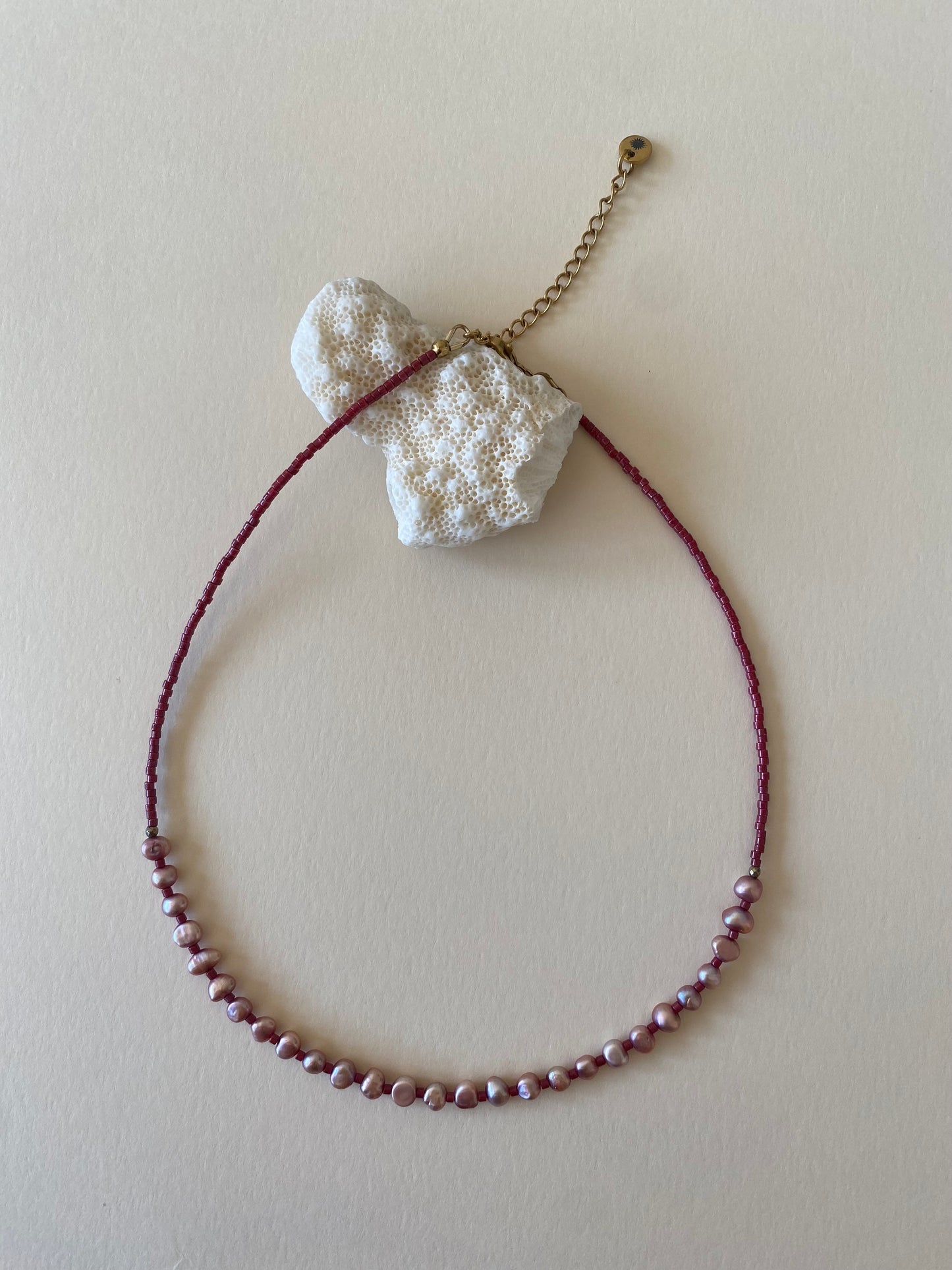Collier Fanny — Perles d'eau douce & Miyuki