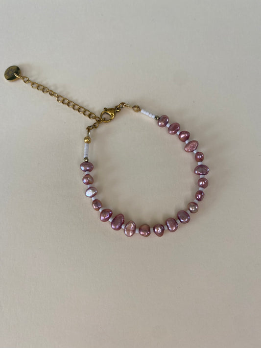 Bracelet Fanny — Perles d'eau douce & Miyuki