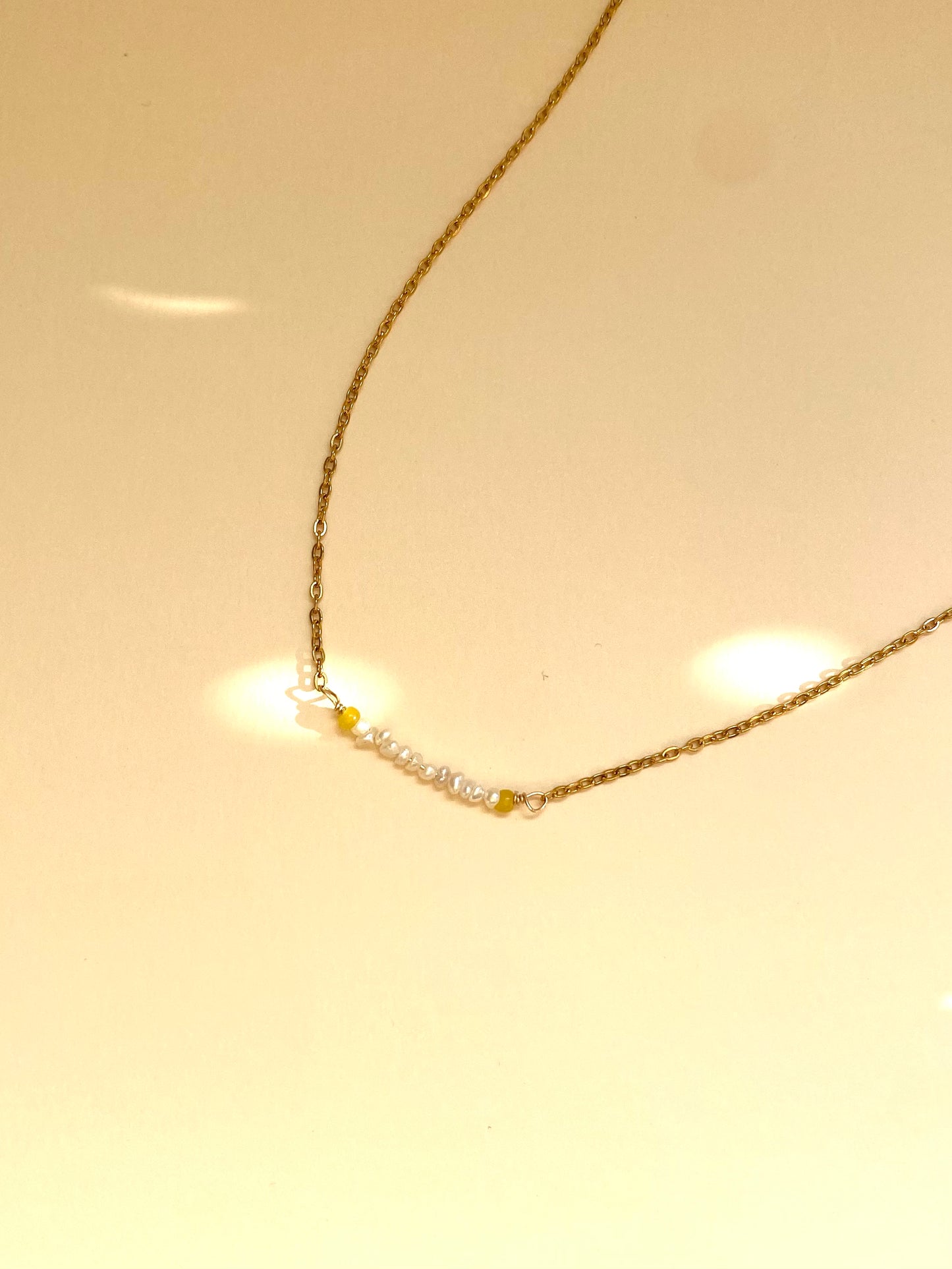 Collier Soleil - Perles d'eau douce