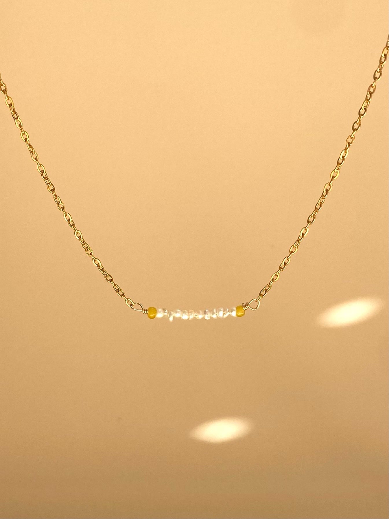 Collier Soleil - Perles d'eau douce