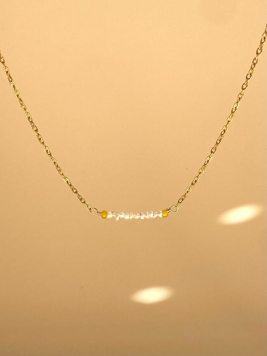 Collier Soleil - Perles d'eau douce