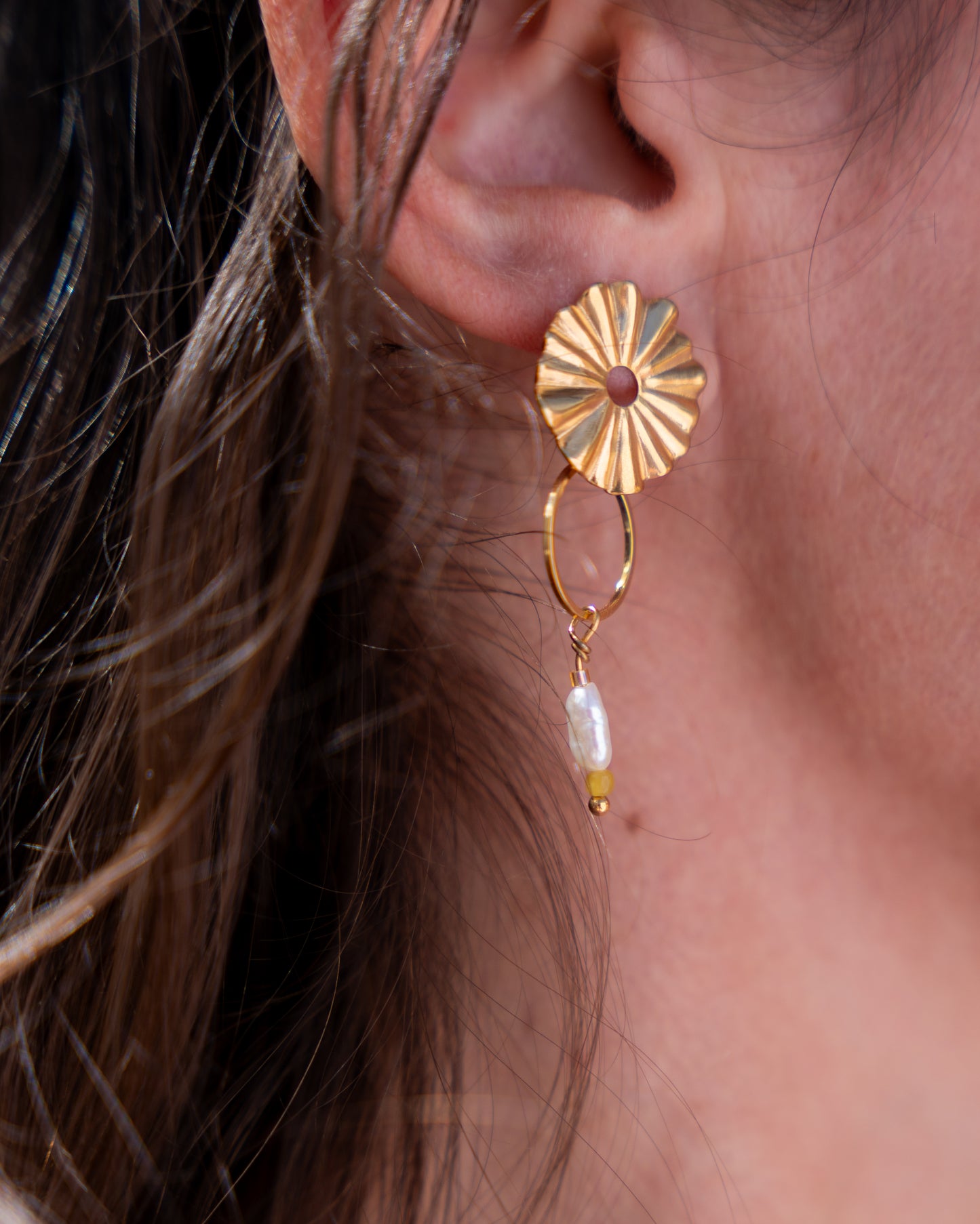 Boucles d'oreille Soleil