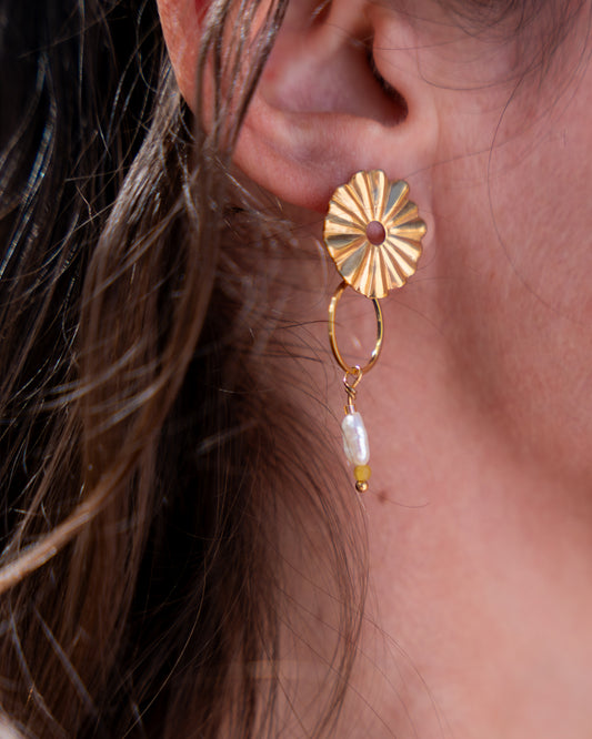 Boucles d'oreille Soleil