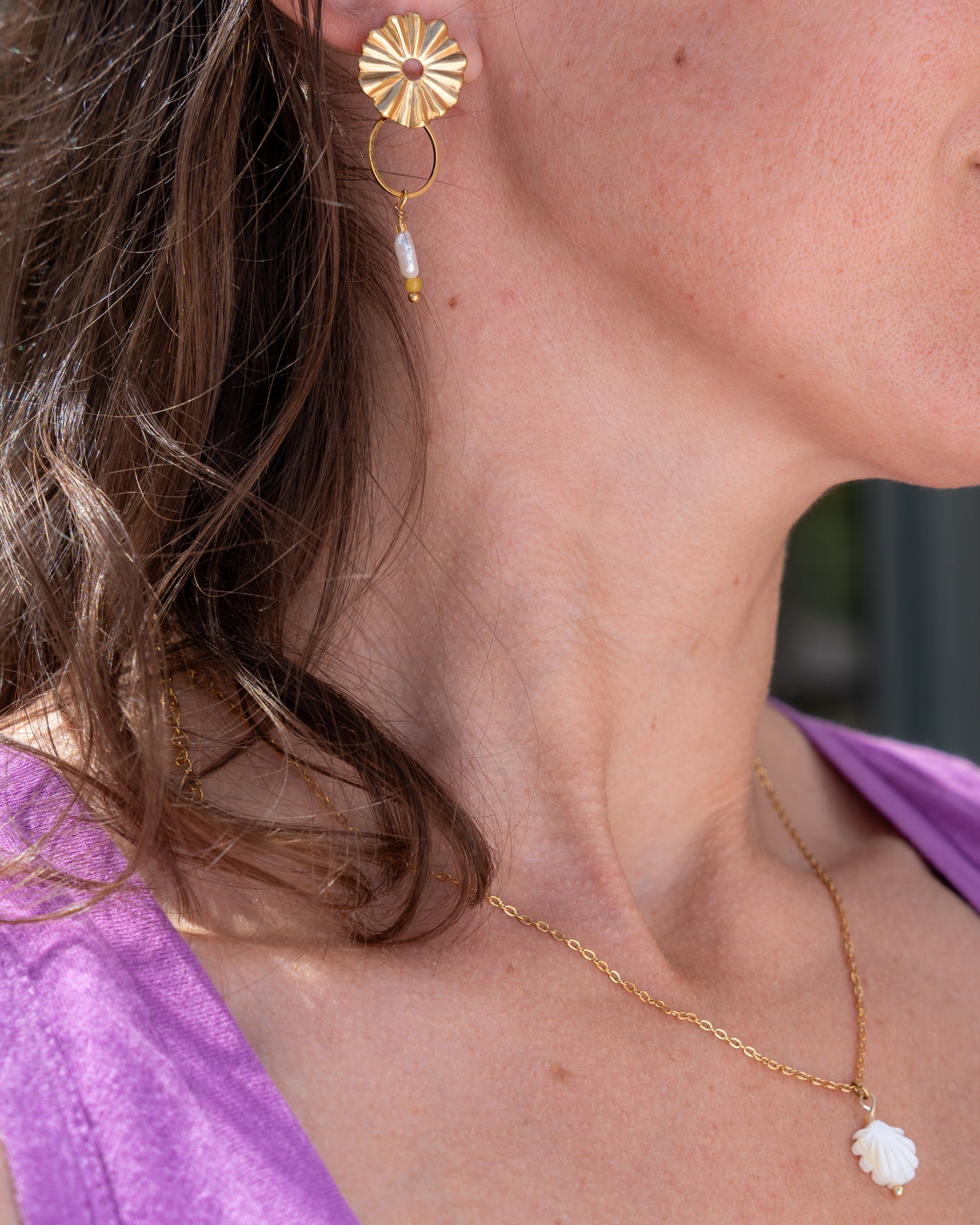 Boucles d'oreille Soleil