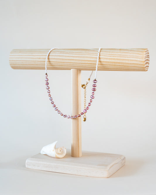 Collier Fanny — Perles d'eau douce & Miyuki